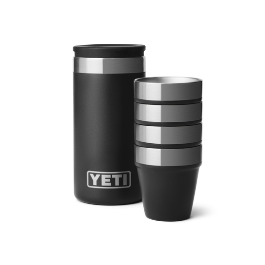 YETI Shot Glasses Set - Black (Set of 4)