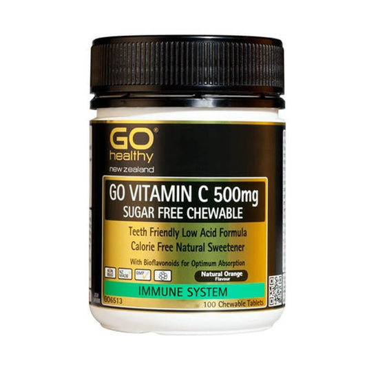 GO HEALTHY VITAMIN C 500MG CHEWABLE - SUGAR FREE 200TABS