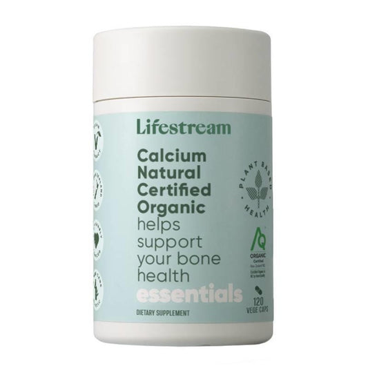 Organic Calcium 120 VegeCapsules