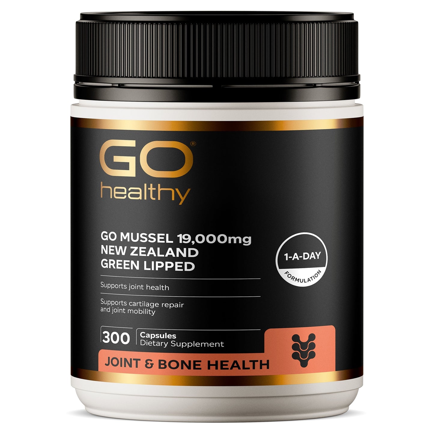 GO HEALTHY GREEN LIPPED MUSSEL 19000MG 300 CAPSULES