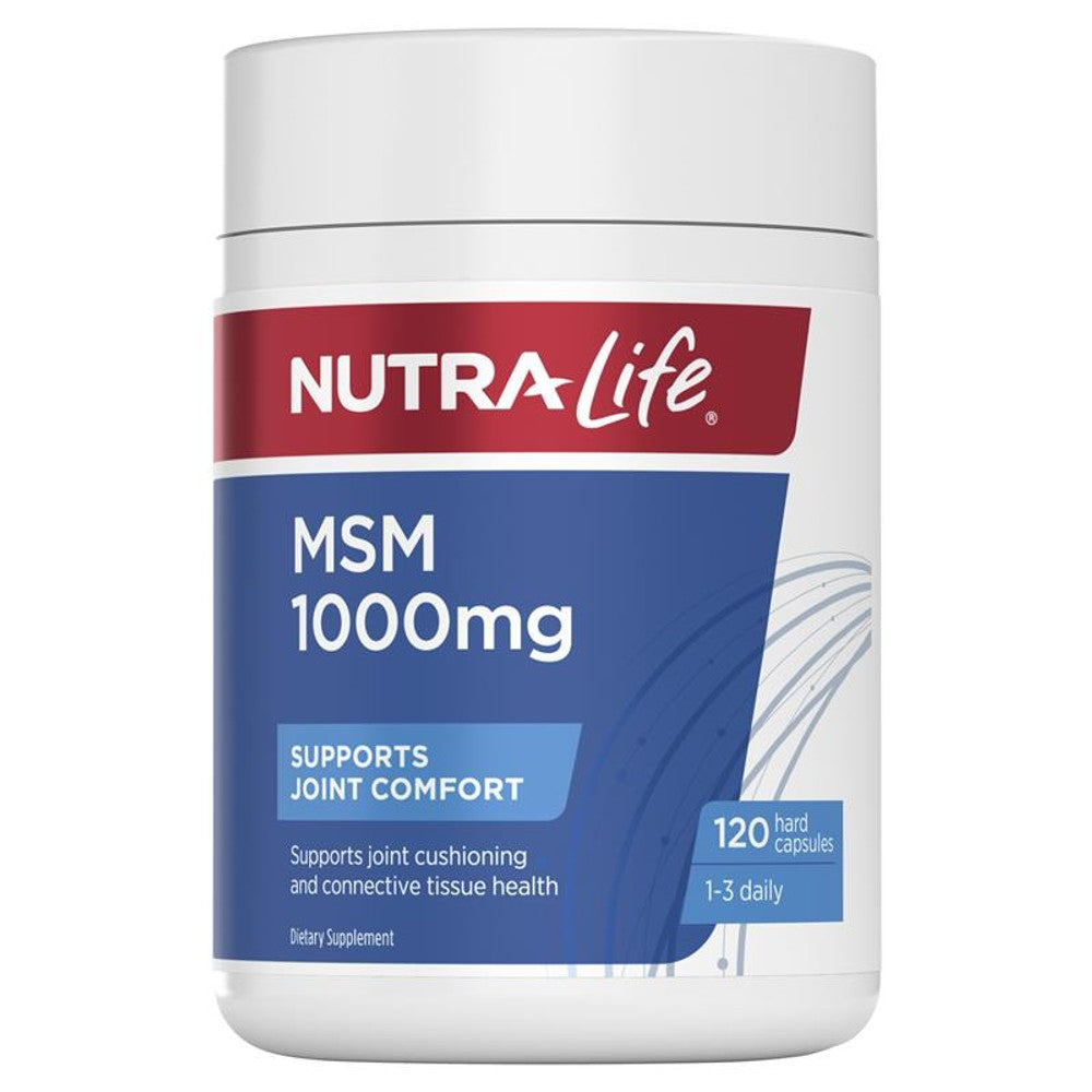 MSM 1,000mg - Daily Mobility Support (120 Capsules)