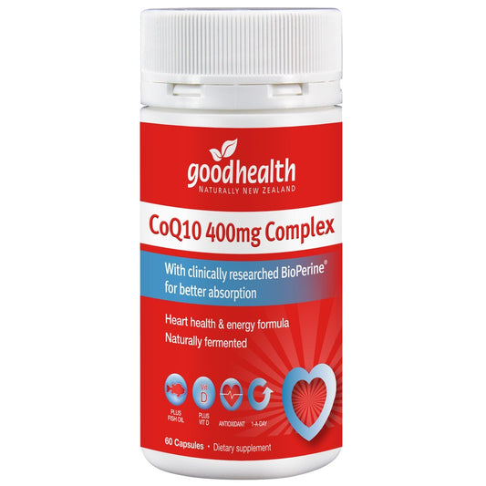 CoQ10 400mg (60 Capsules) - Daily Antioxidant Support