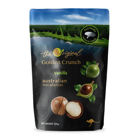 Golden Crunch Macadamias Vanilla 225G