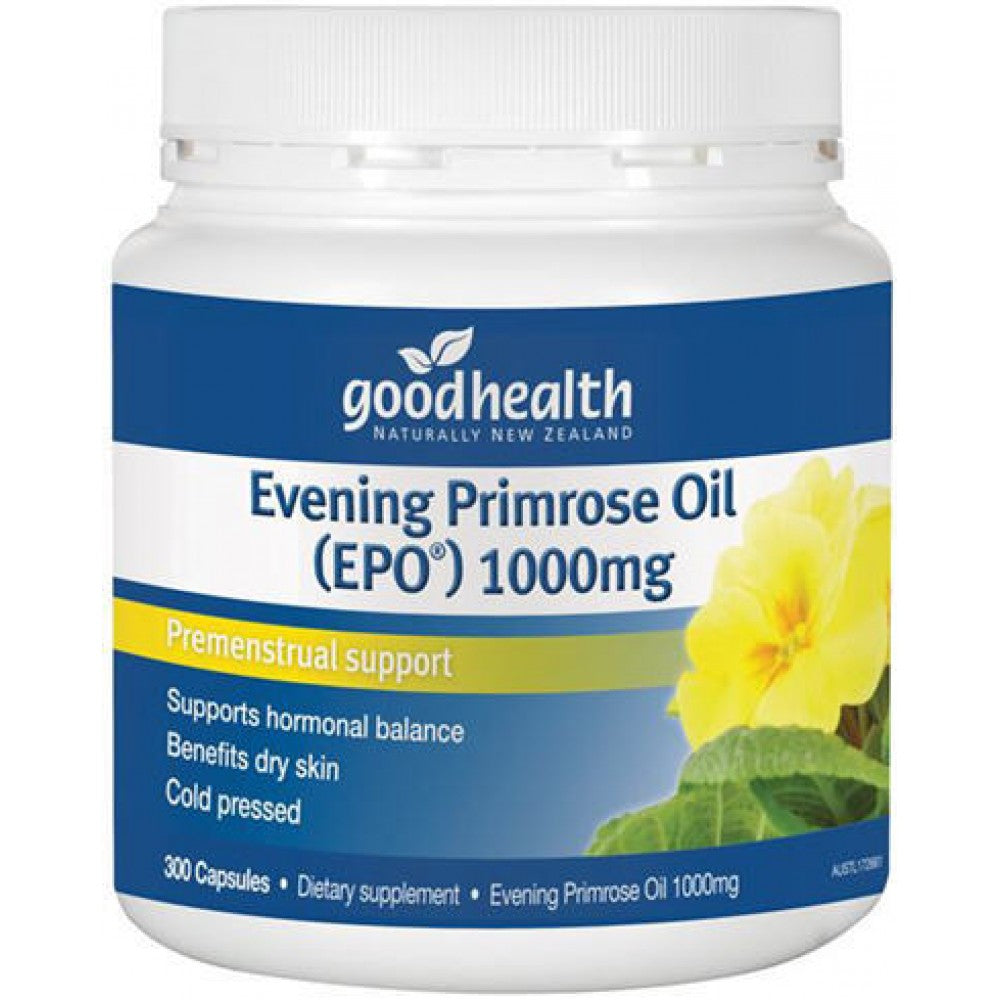 Evening Primrose Oil 1000mg (300 Capsules) - Daily Wellness Support