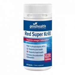 Red Super Krill 1,000mg - Joint & Brain Wellness