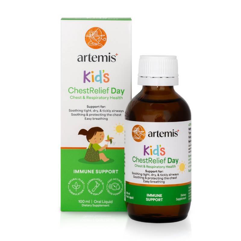 Artemis Kid's ChestRelief Day 100ml - Natural Daytime Chest Support for Children