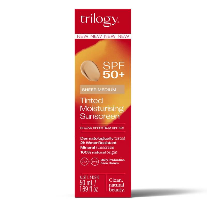 SPF 50+ Tinted Moisturising Sunscreen Medium 50ml