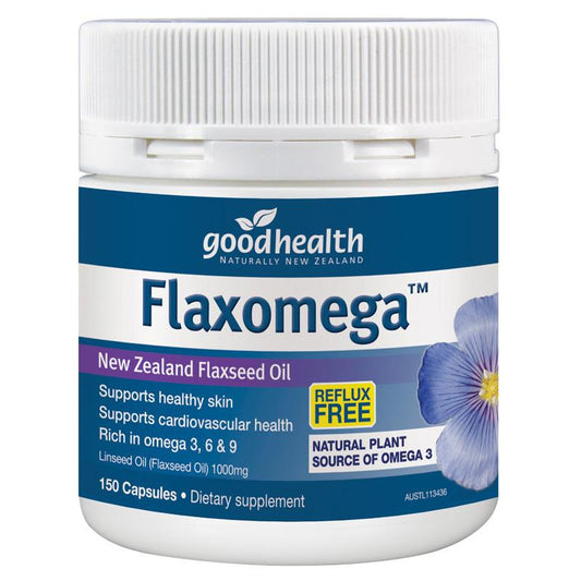 Flaxomega 150 Capsules - Pure NZ Flaxseed Oil