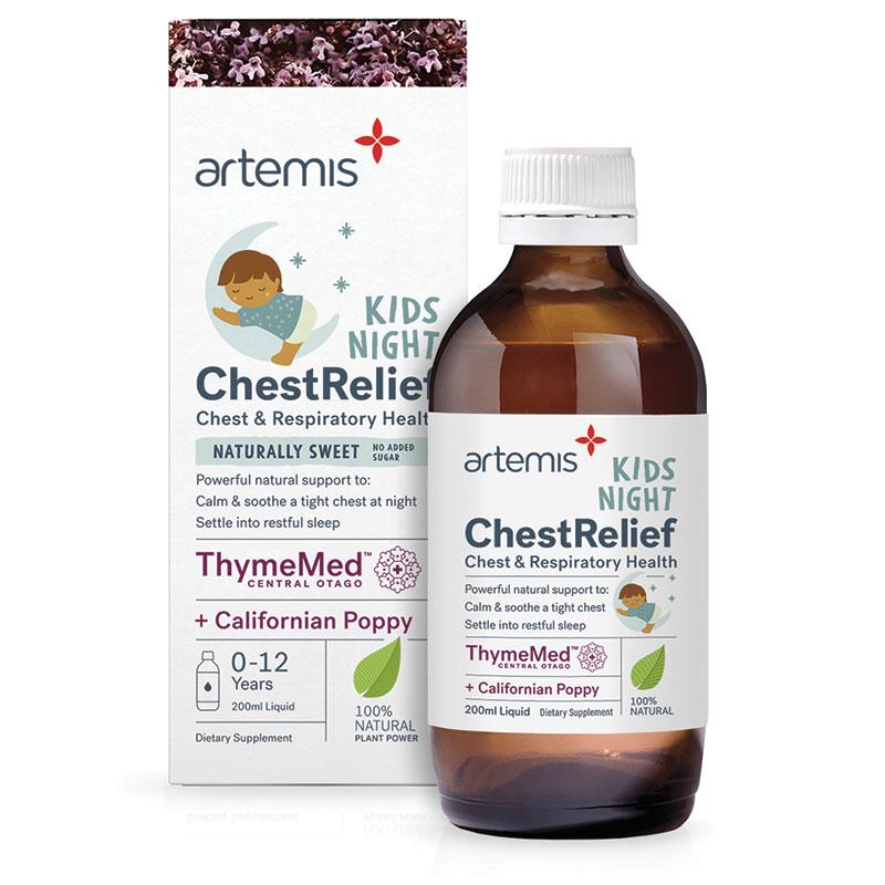 Artemis Kids ChestRelief Night 200ml - Natural Sleep & Breathing Support