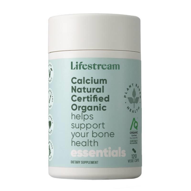 Organic Calcium 120 VegeCapsules