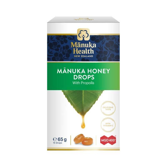 Manuka Health Manuka Honey Lozenge Drops Propolis 15 Pack 65g