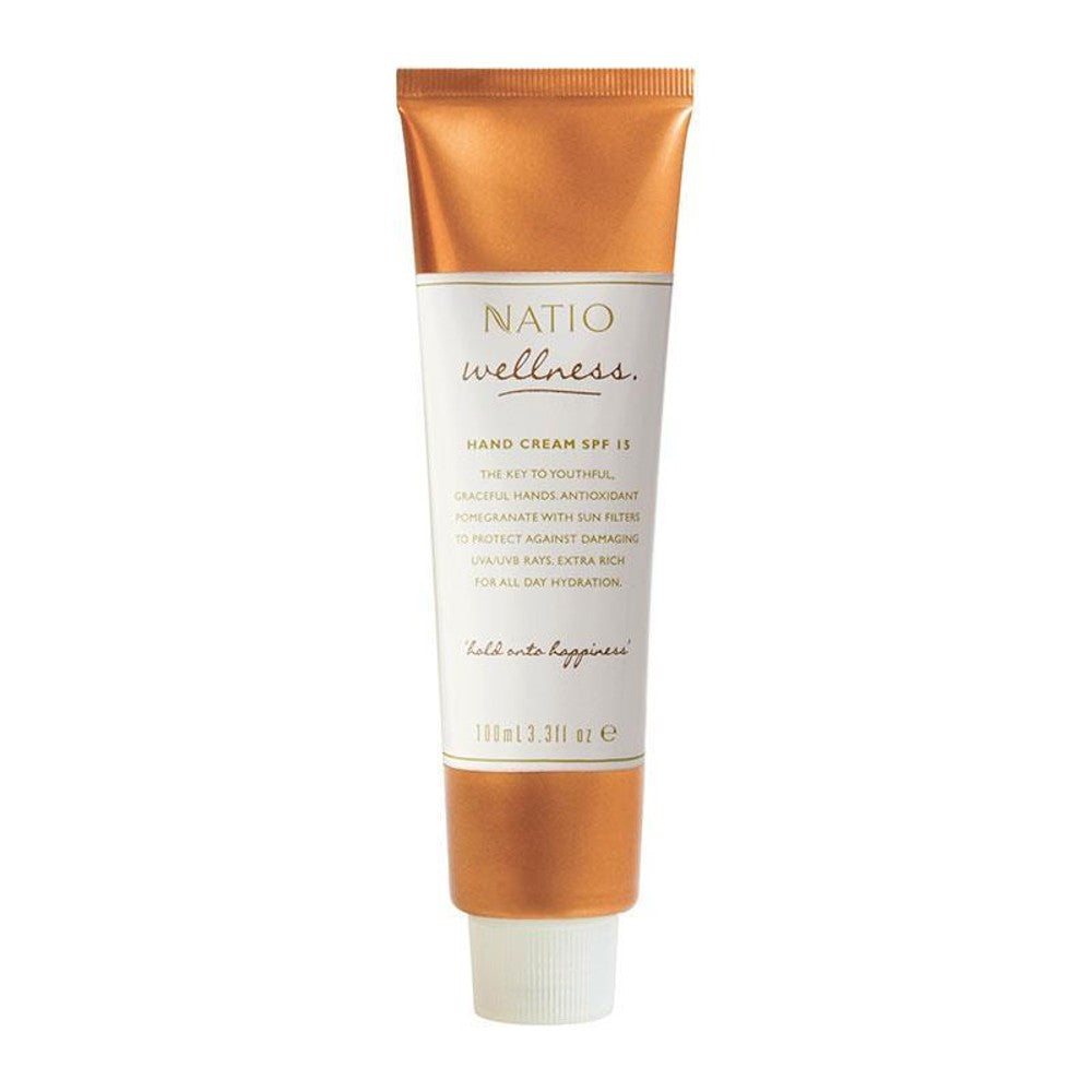 Natio Wellness Hand Cream SPF 15+ 100ml
