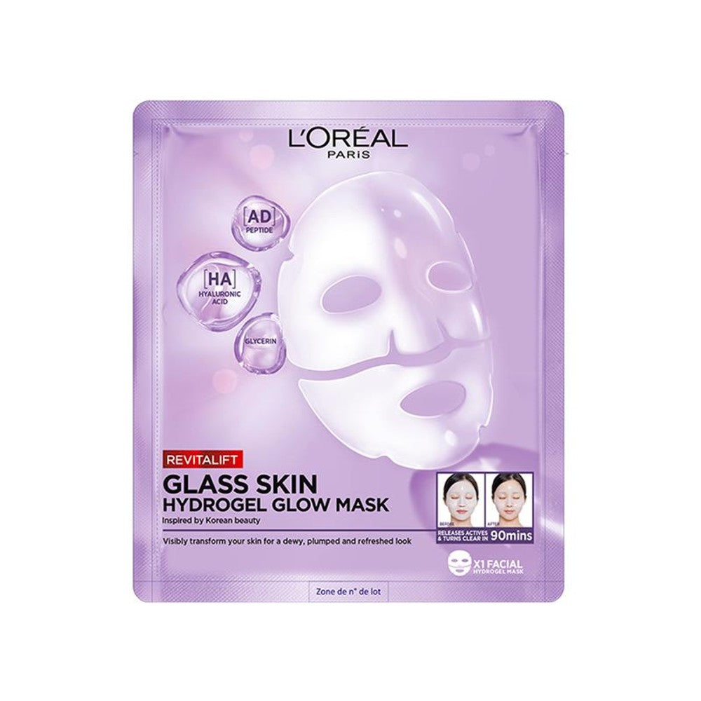 Revitalift Filler Glass Skin Hydrogel Glow Mask