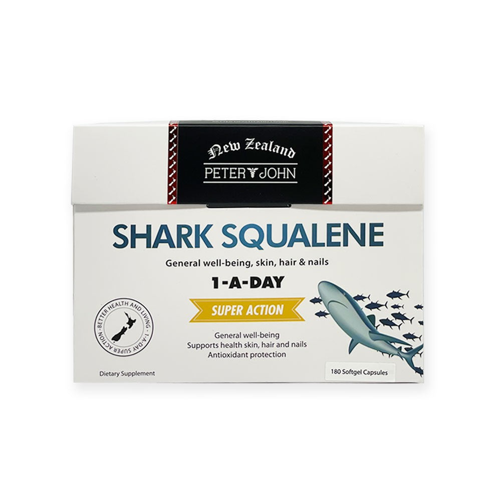 Shark Squalene Softgels (180 Capsules) - Daily Wellness Support