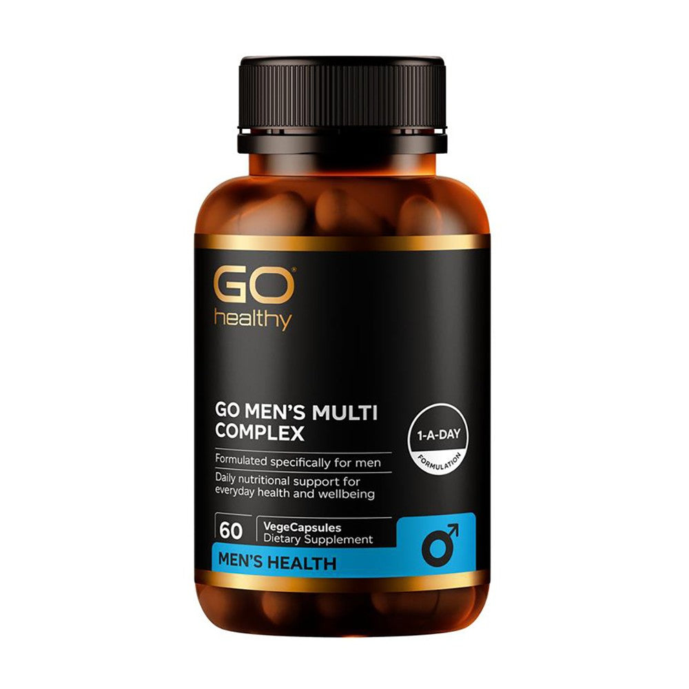 GO Men's Multi Advanced - Daily Vitality Formula (60 VegeCapsules)