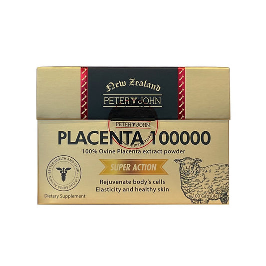 Placenta 100000 - Daily Vitality & Skin Radiance Support (100 Capsules)