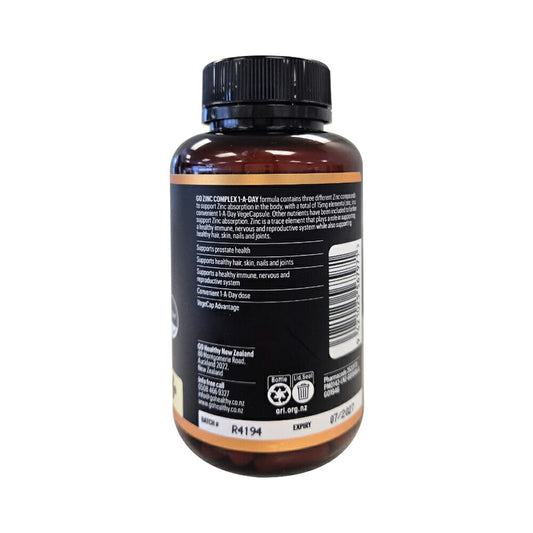 Zinc Complex 1-A-Day Vege Capsules