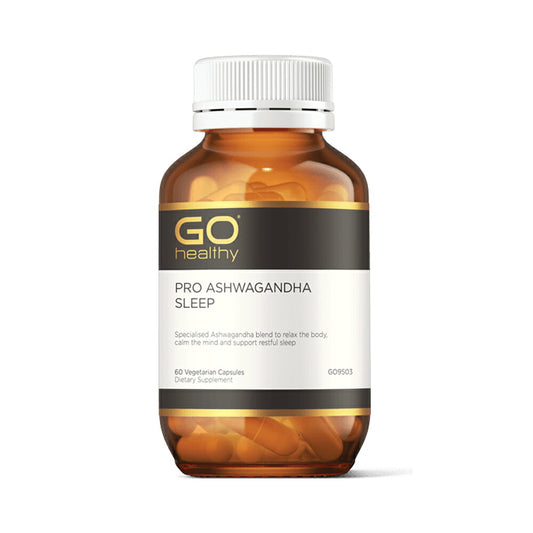 GO Healthy 프로 아슈와간다 수면 60 베지 캡슐
