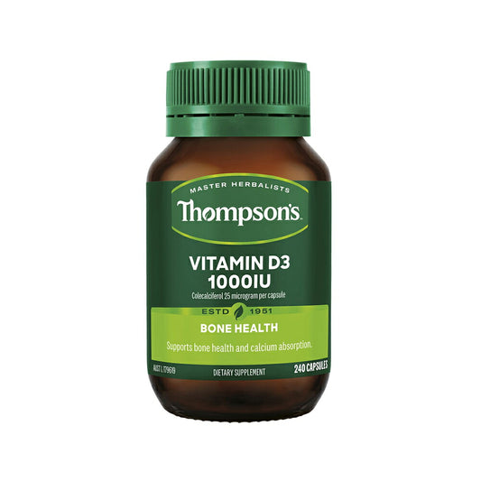 Vitamin D3 1000IU 240 Capsules - Daily Wellness Support