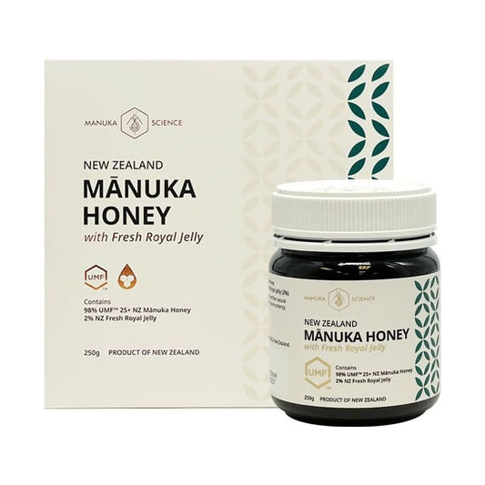 Manuka Science Manuka Honey UMF 25+ With Fresh Royal Jelly 250g