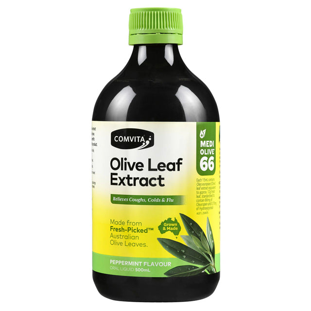 Olive Leaf Extract Peppermint Liquid (500ml)