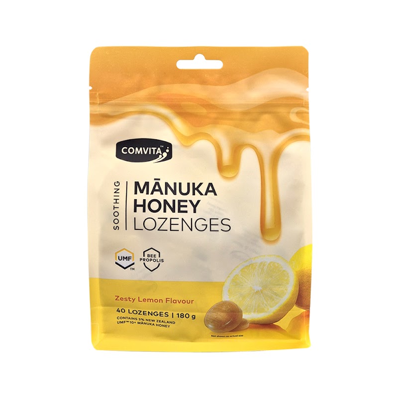 Comvita Manuka Honey Lozenges Lemon 40s