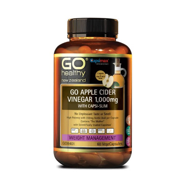 GO HEALTHY 사과식초 1000mg 캡슐SI-SLIM 60캡슐