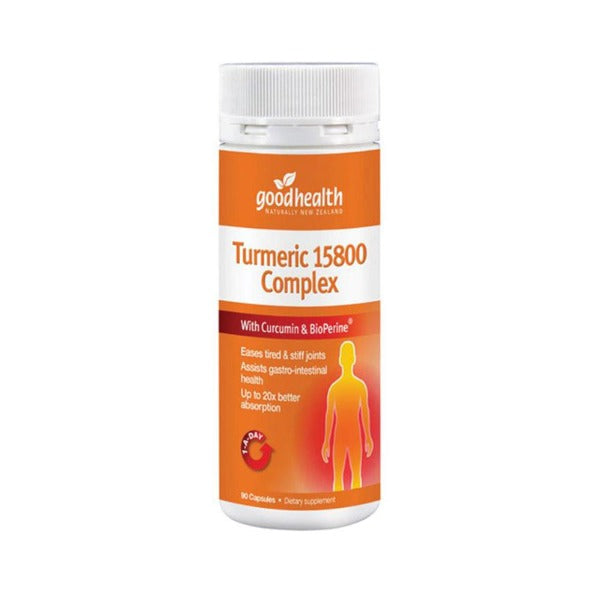GOOD HEALTH TURMERIC 15800 COMPLEX 90 CAPSULES