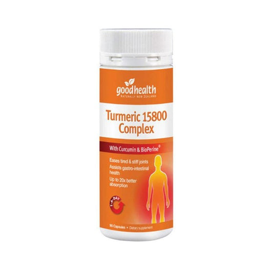GOOD HEALTH TURMERIC 15800 COMPLEX 90 CAPSULES