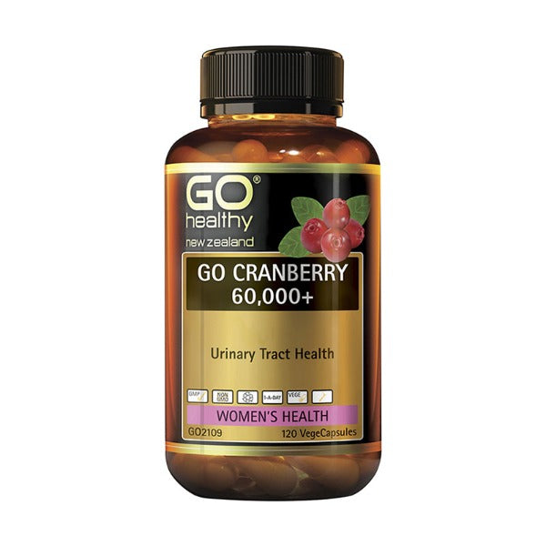 GO HEALTHY CRANBERRY 60000MG 120 CAPSULES