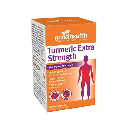 GOOD HEALTH TURMERIC EXTRA STRENGTH 60 CAPSULES