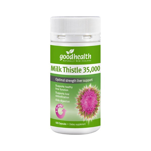 GOOD HEALTH MILK THISTLE 35000 100 CAPSULES